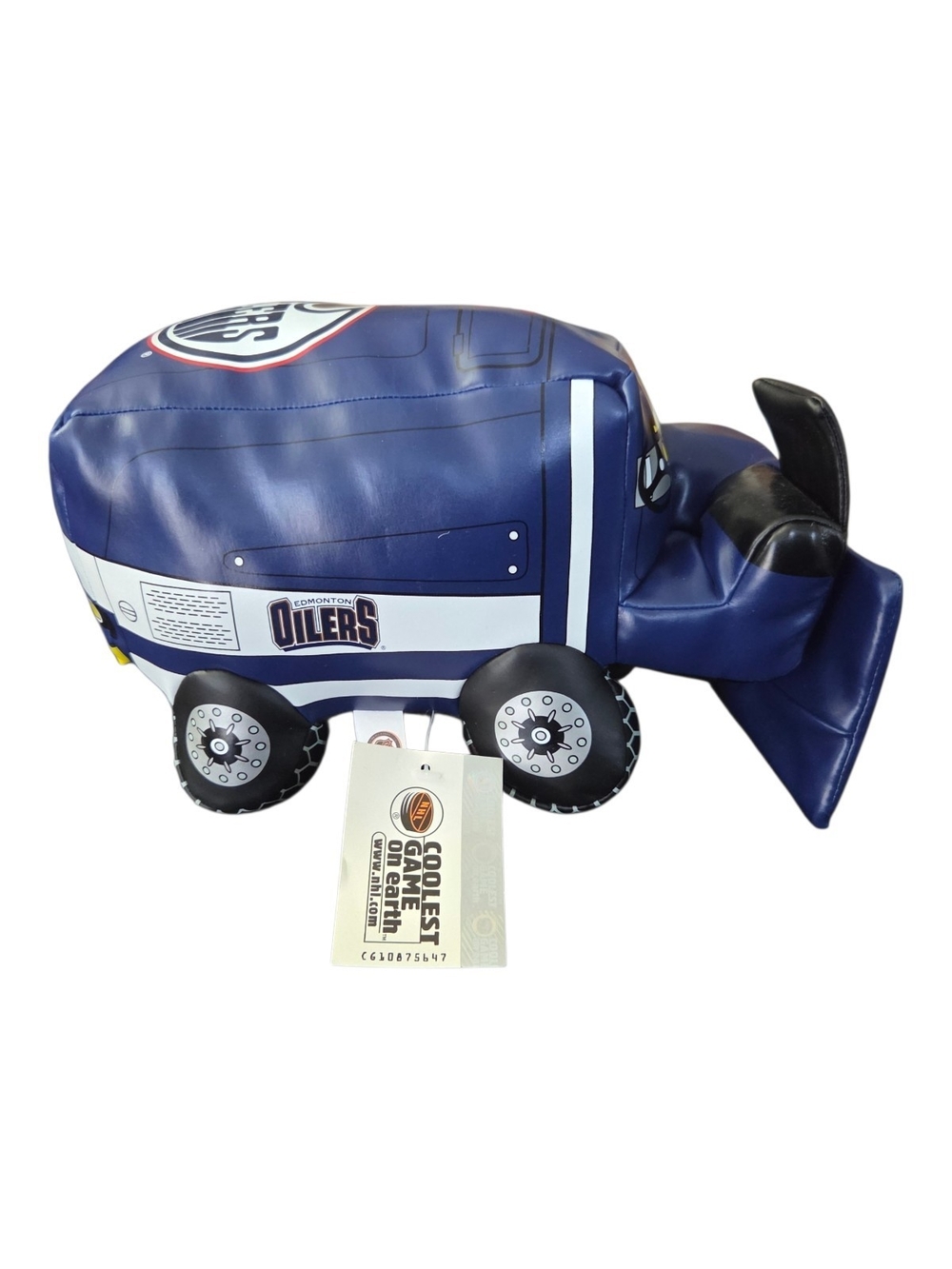 NHL Edmonton Oilers Navy Plush Zamboni Toy
